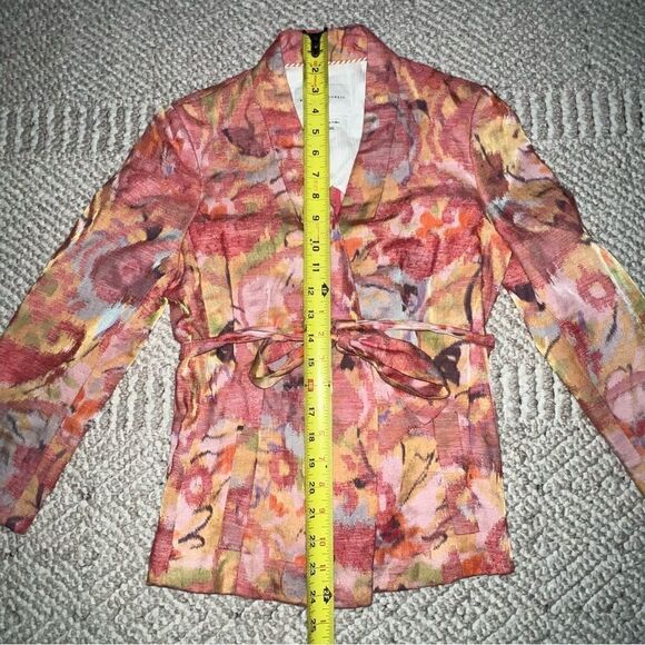 Banana Republic Floral Watercolor Blazer Jacket - Sz 2 - Picture 11 of 13